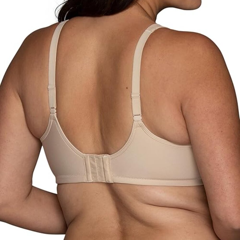 Vanity Fair Full-Figure Wireless Sports Bra 71500 - Damask Neutral (Nude 5) - Picture 4 of 4